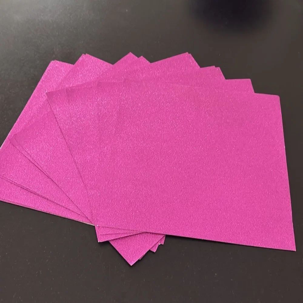 Violet Glitter Cardstock – 12x12 Craft Paper by Best Creation (14 Sheets)